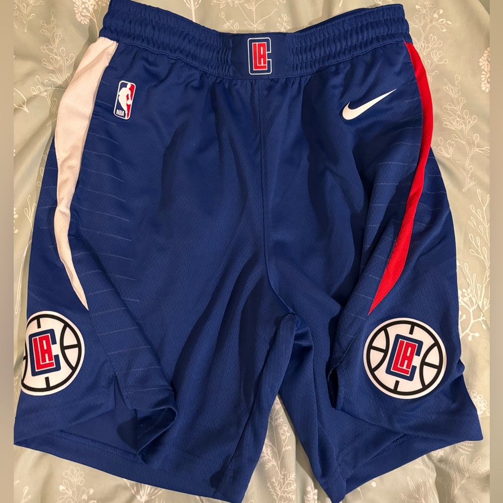 Los Angeles clippers basketball Nike shorts